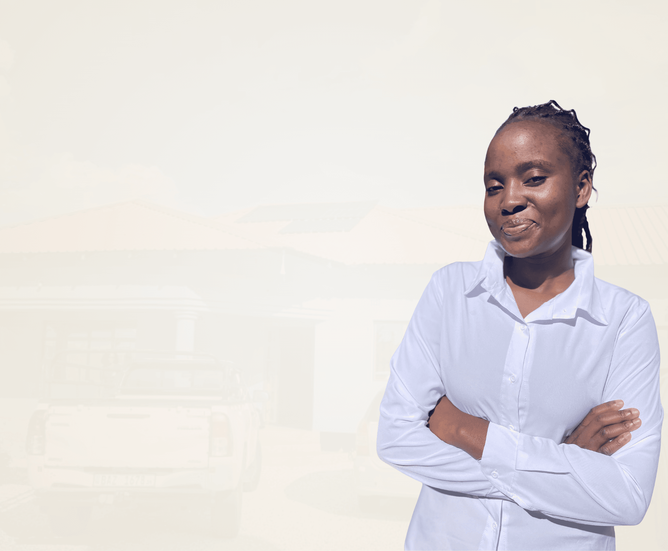 Hami General Dealers consultant holding a laptop